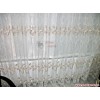 Damask Yapraklı Tül Perde